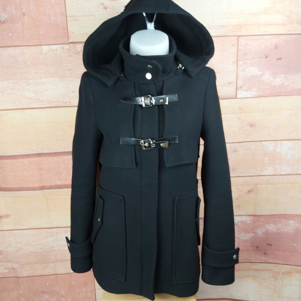 Zara Wool Buckle Coat